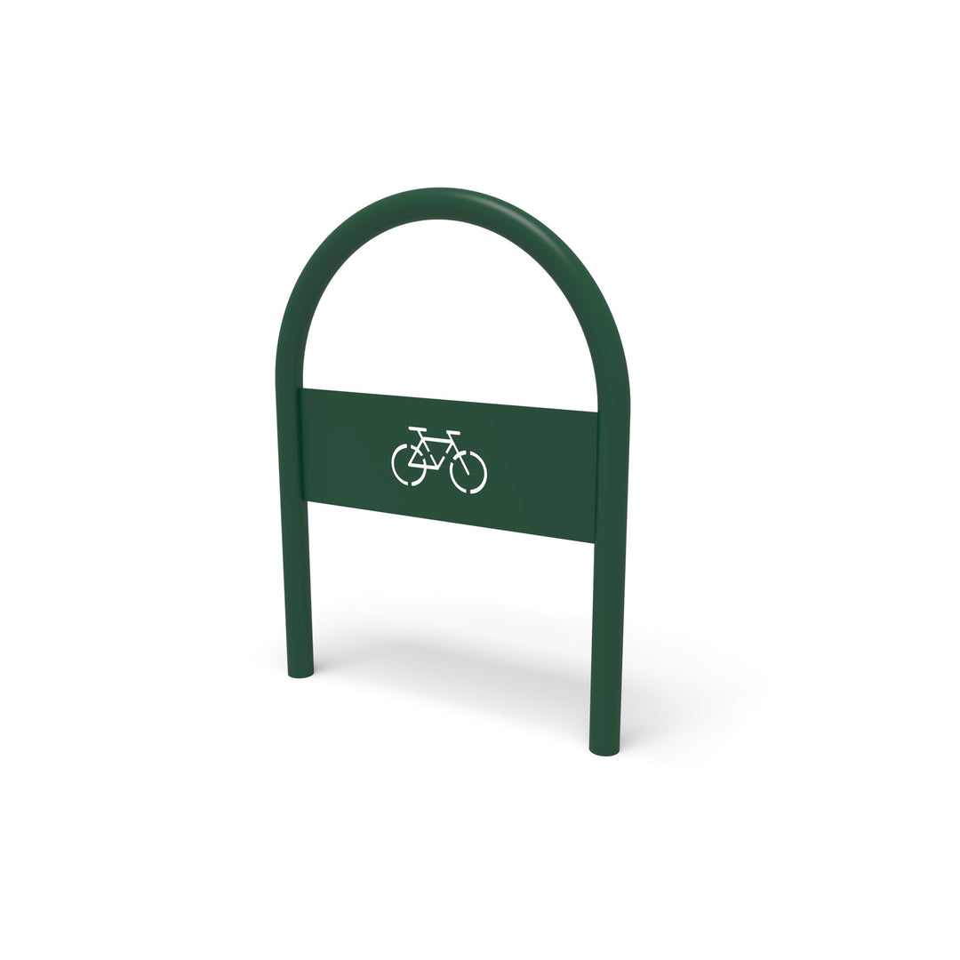 Inground Inverted U Bike Rack