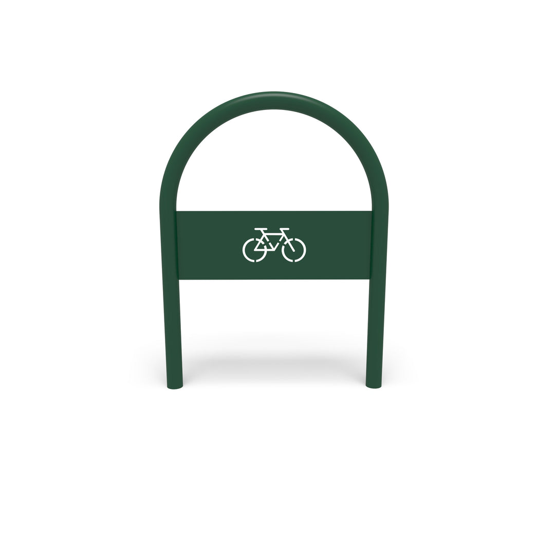Inground Inverted U Bike Rack