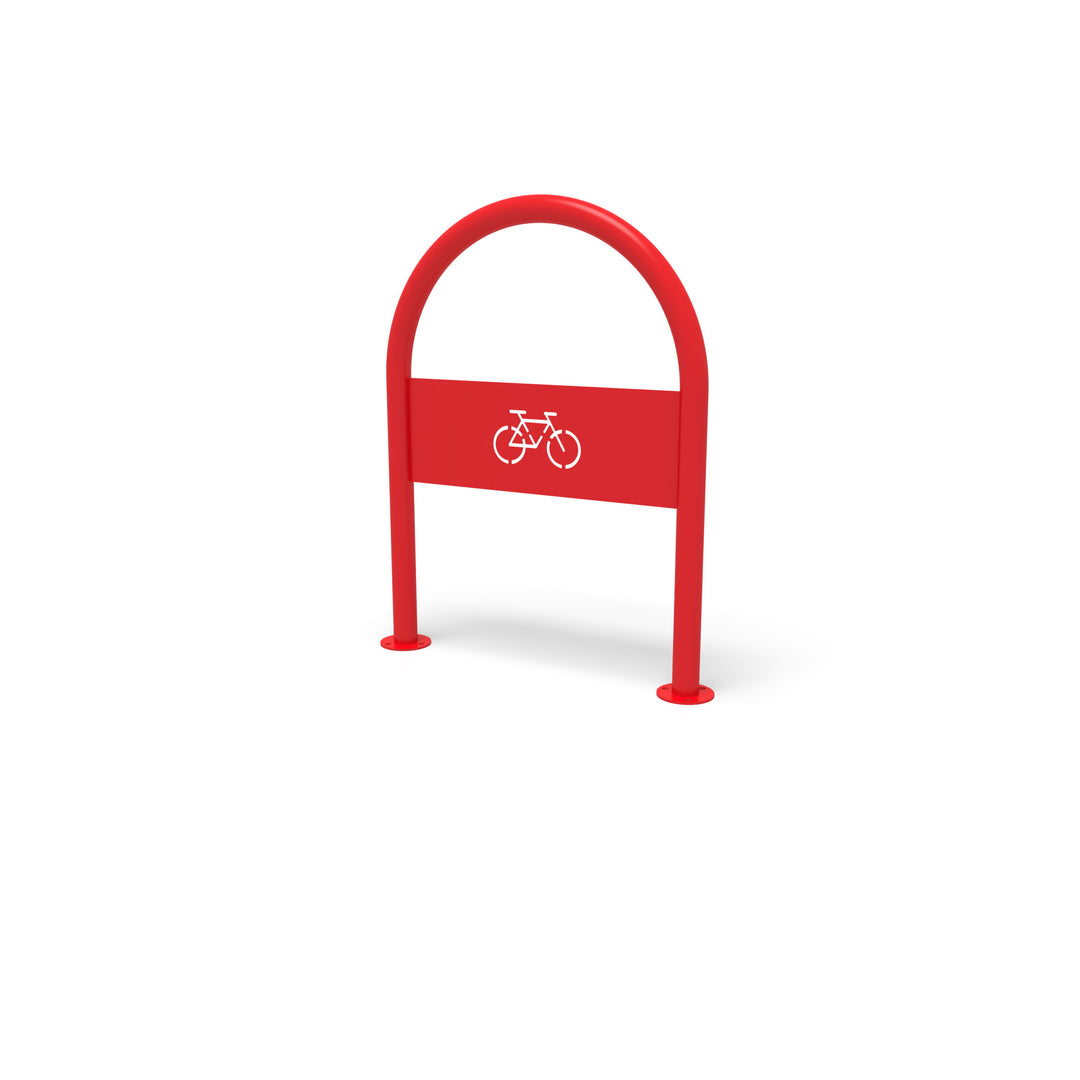 Mounted Inverted U Bike Rack