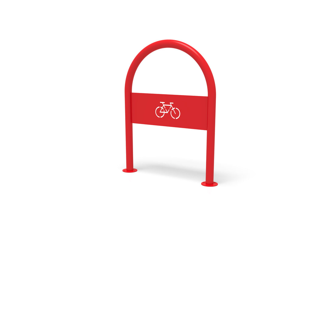 Mounted Inverted U Bike Rack