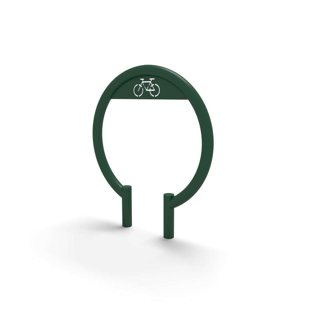 Mounted Circular Bike Rack