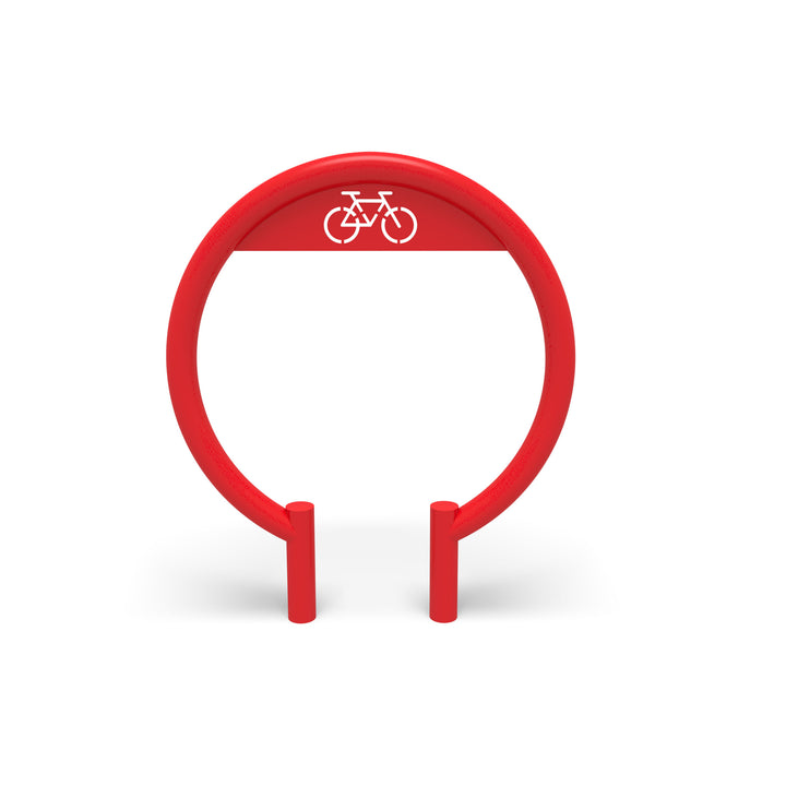 Mounted Circular Bike Rack