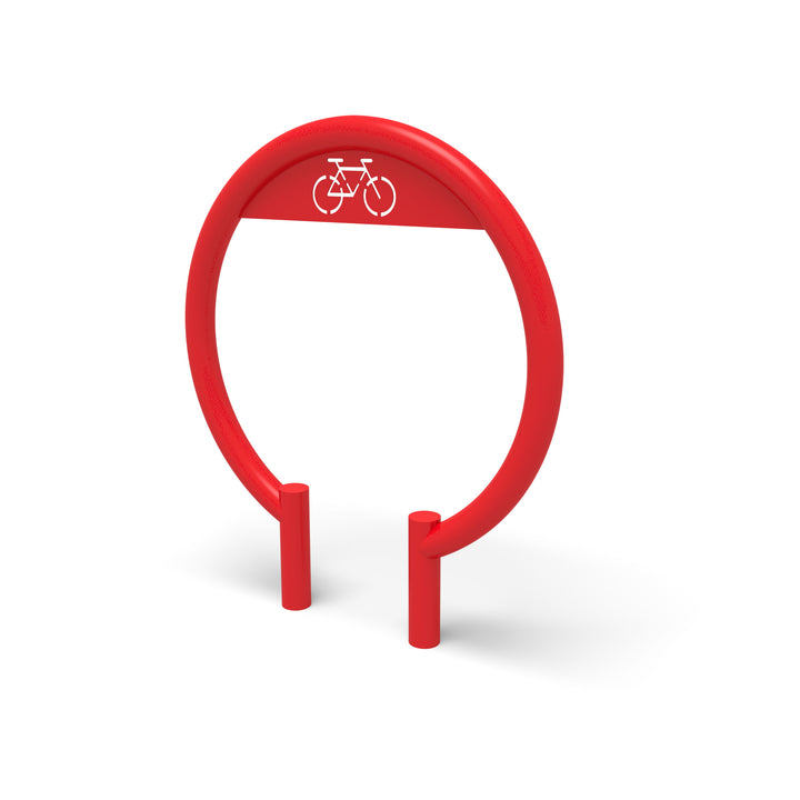 Mounted Circular Bike Rack