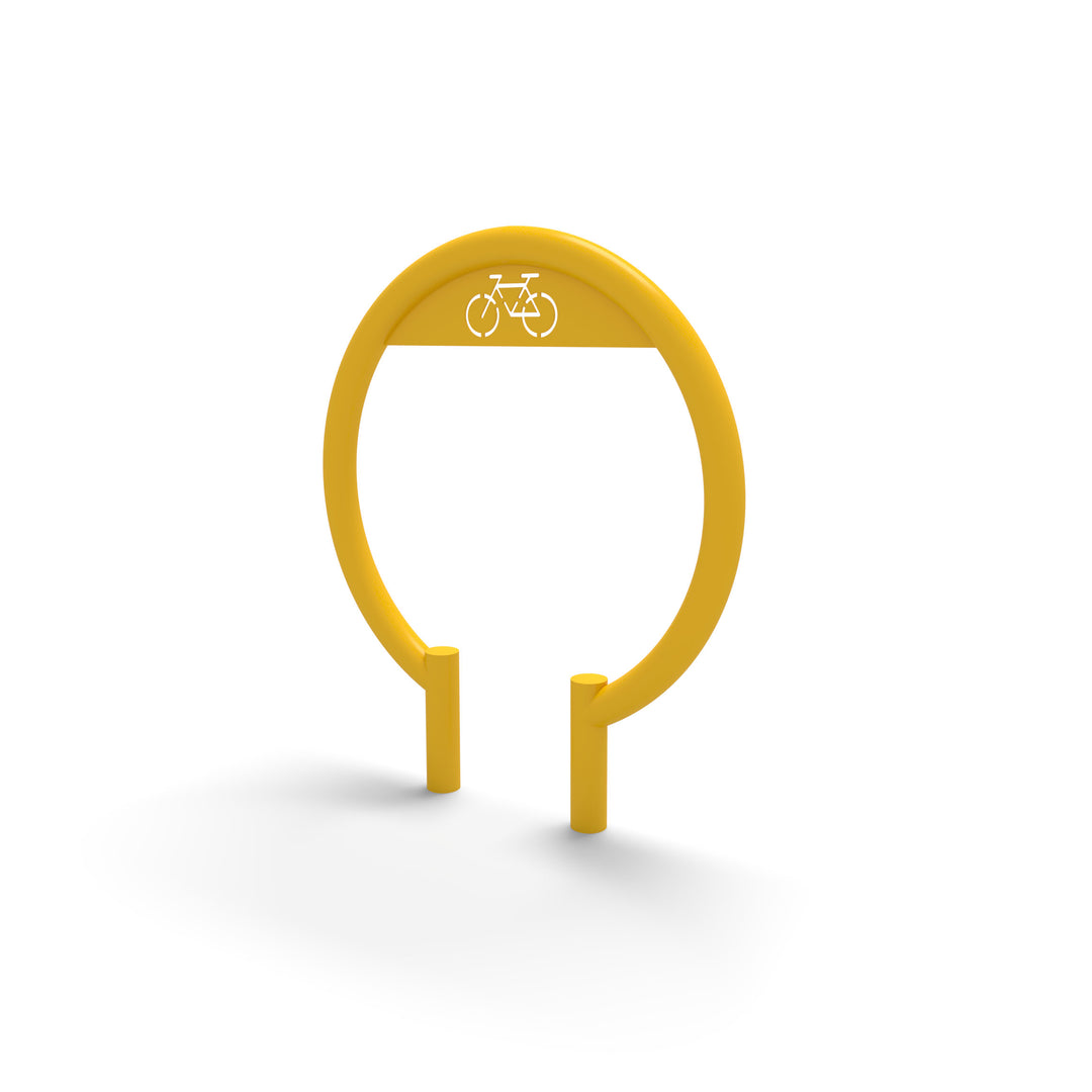 Mounted Circular Bike Rack