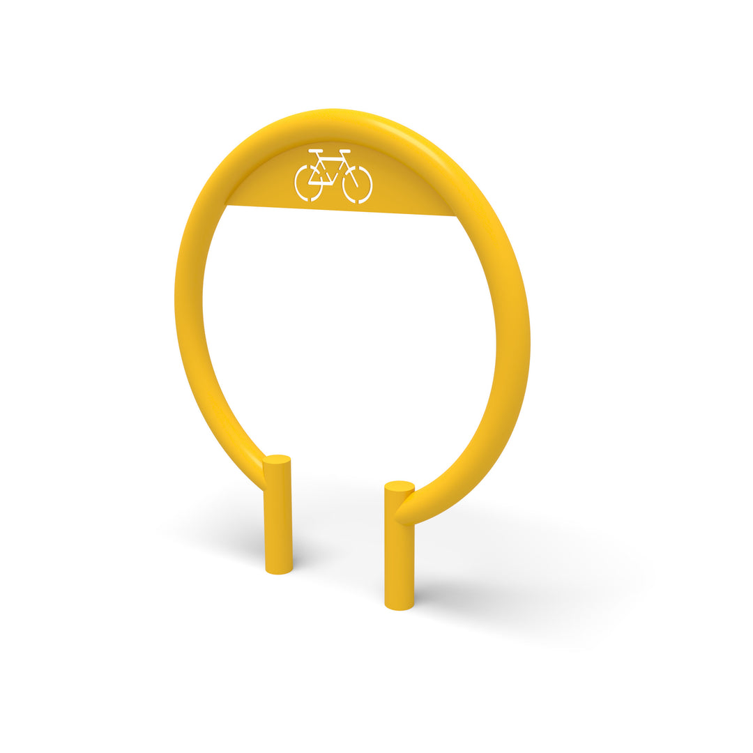 Mounted Circular Bike Rack