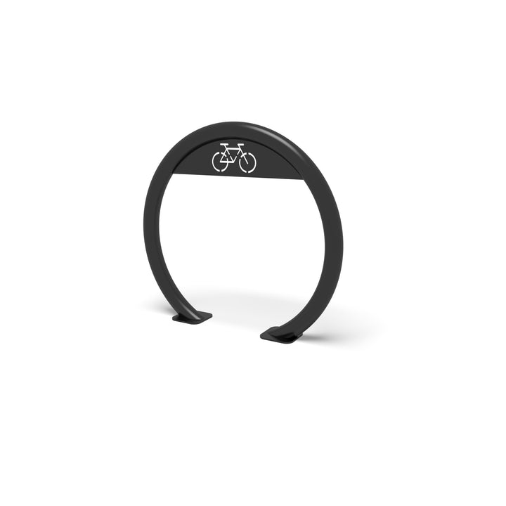 Mounted Open Circular Bike Rack