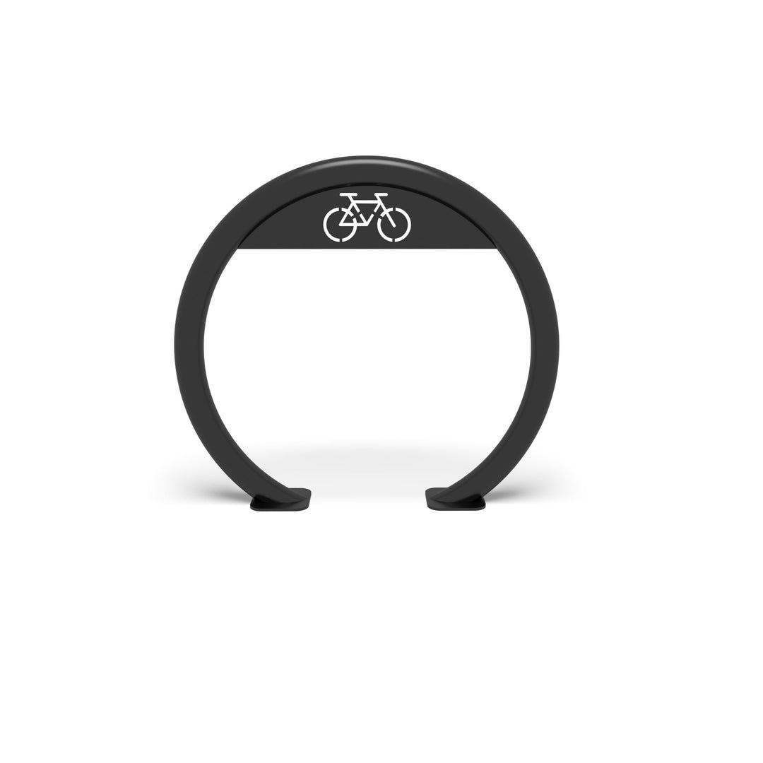 Mounted Open Circular Bike Rack