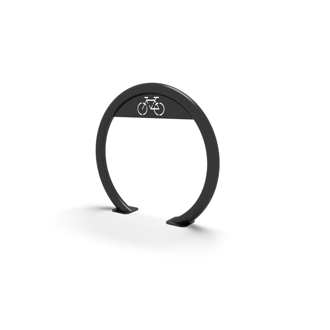 Mounted Open Circular Bike Rack