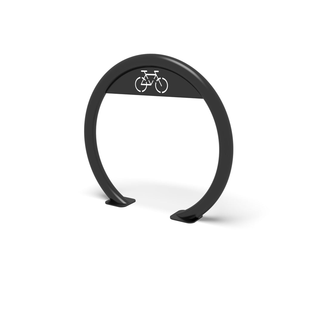 Mounted Open Circular Bike Rack