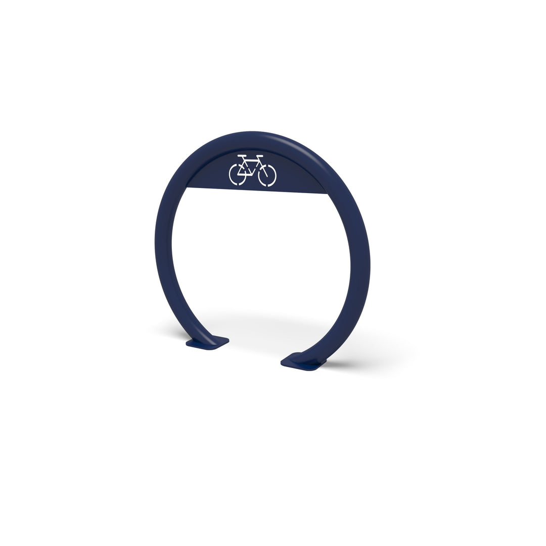 Mounted Open Circular Bike Rack