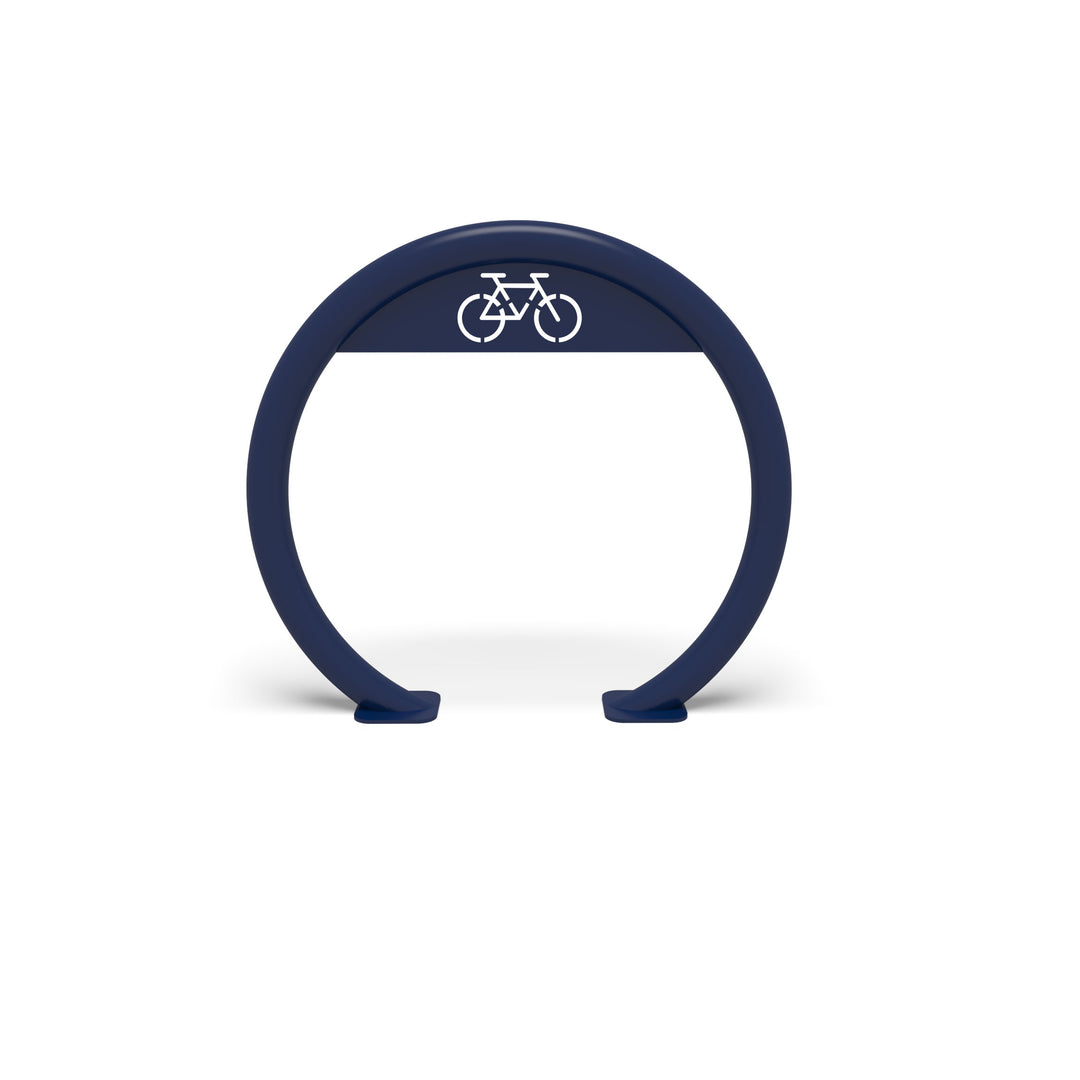 Mounted Open Circular Bike Rack