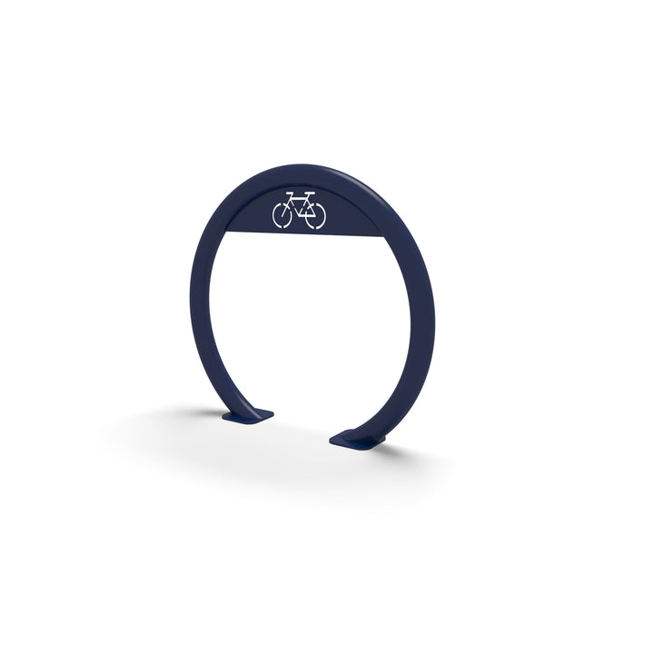 Mounted Open Circular Bike Rack