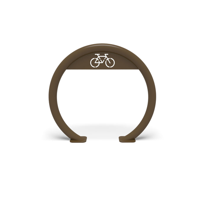 Mounted Open Circular Bike Rack