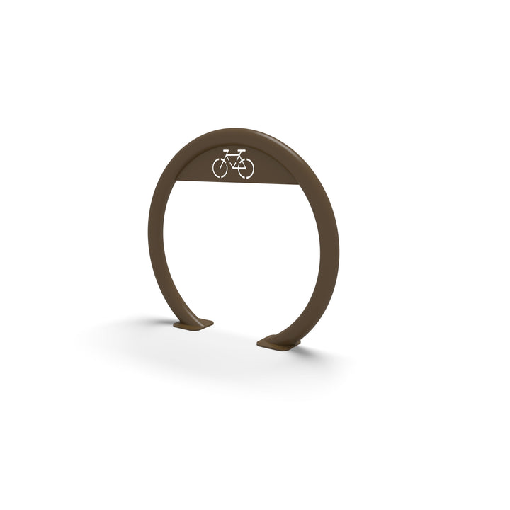 Mounted Open Circular Bike Rack