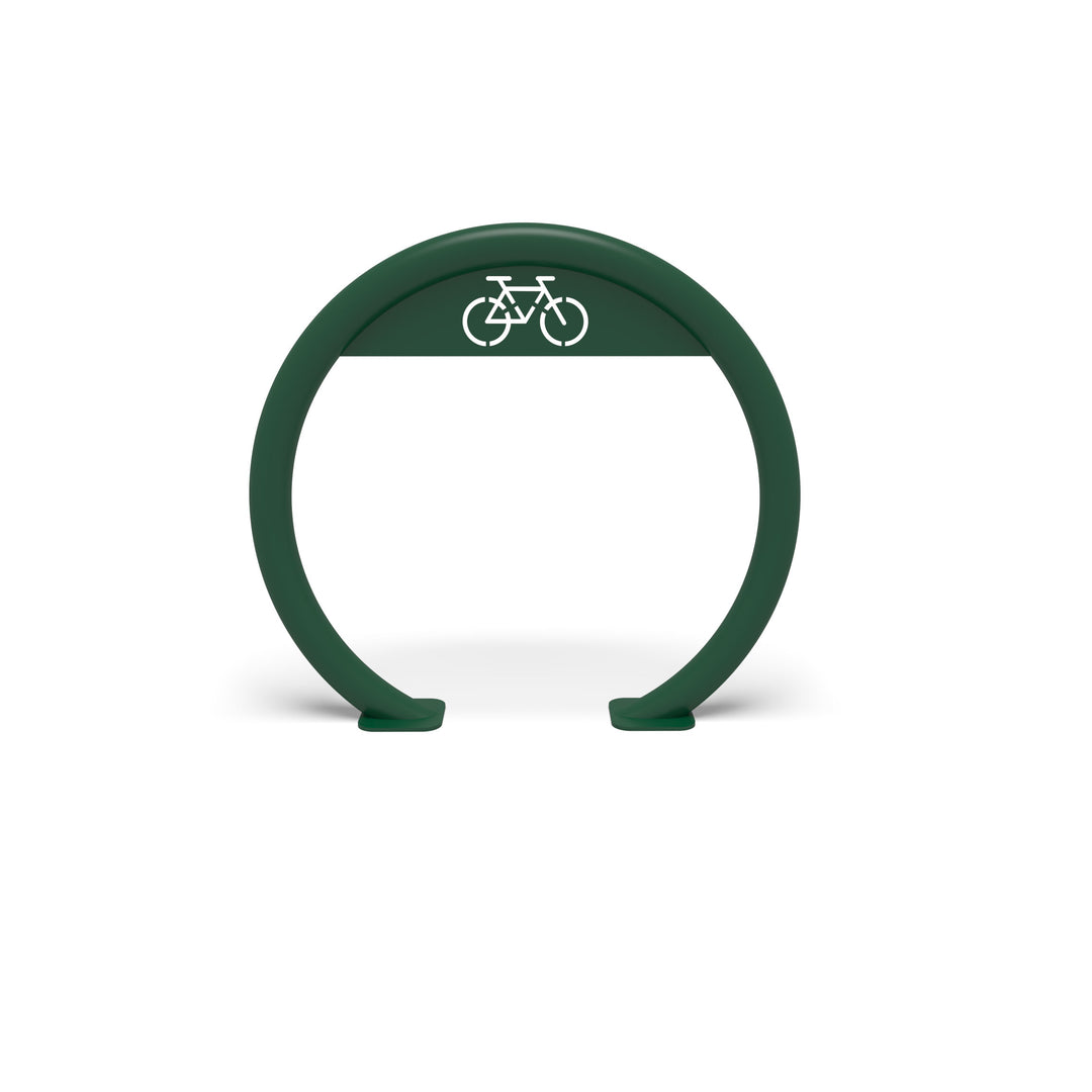 Mounted Open Circular Bike Rack