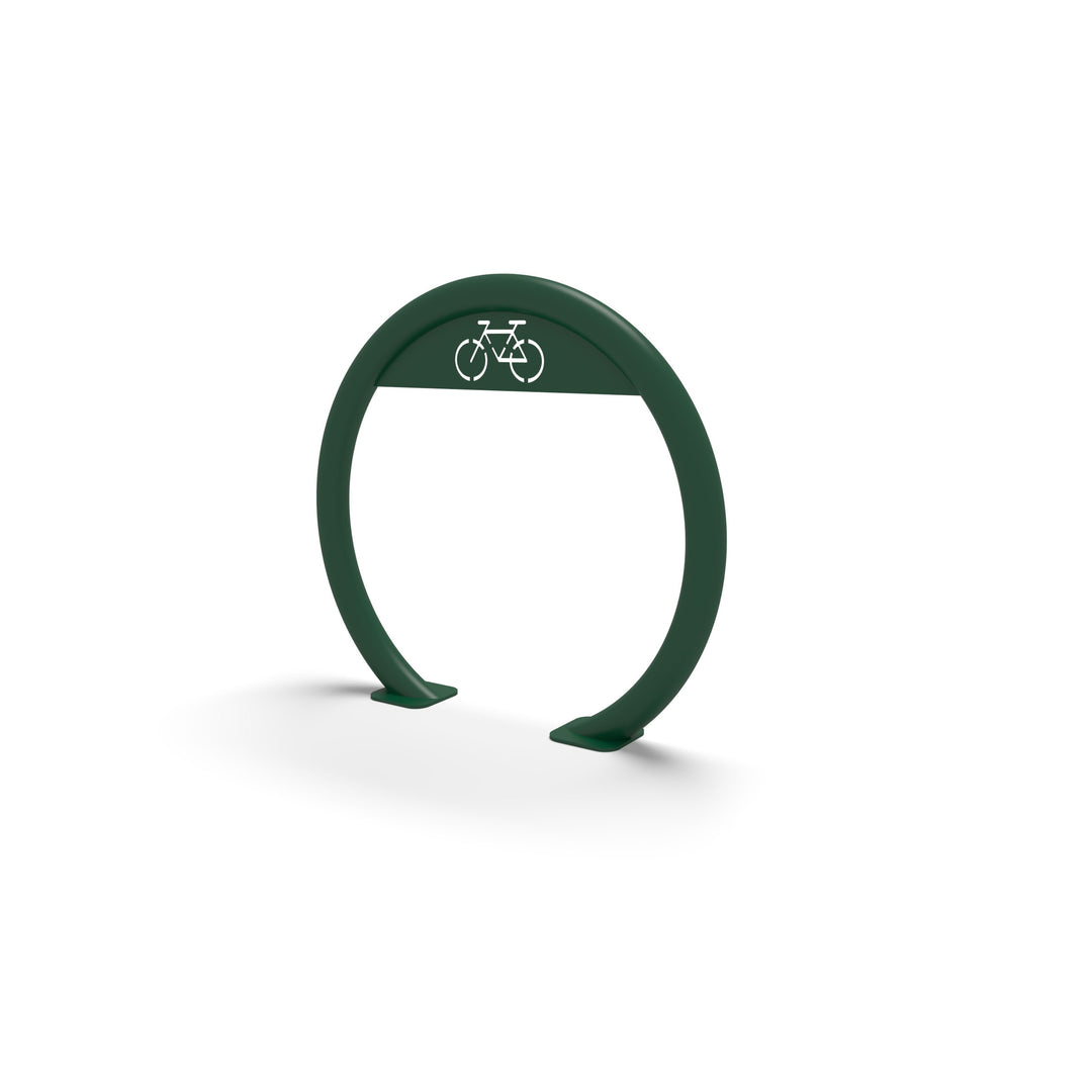 Mounted Open Circular Bike Rack