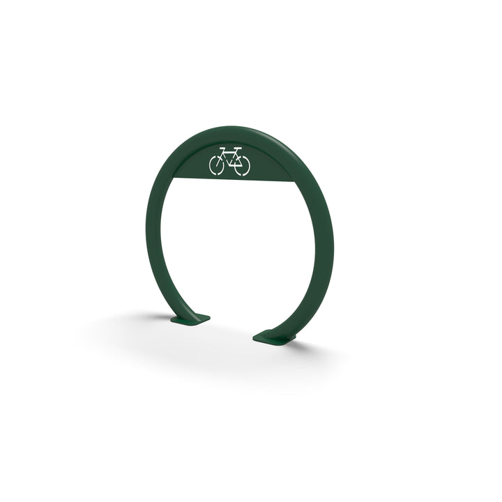 Mounted Open Circular Bike Rack