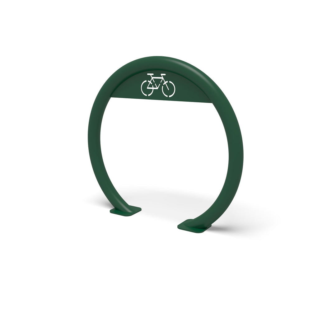 Mounted Open Circular Bike Rack