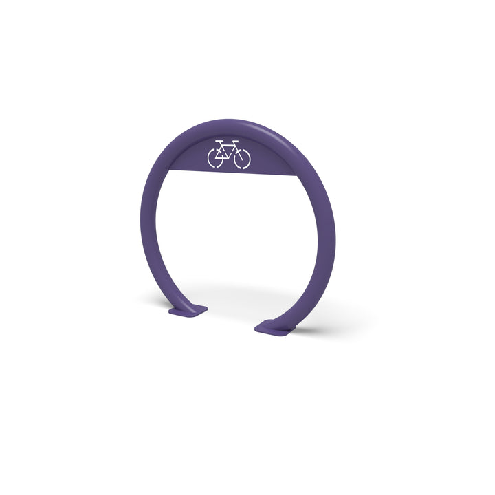 Mounted Open Circular Bike Rack