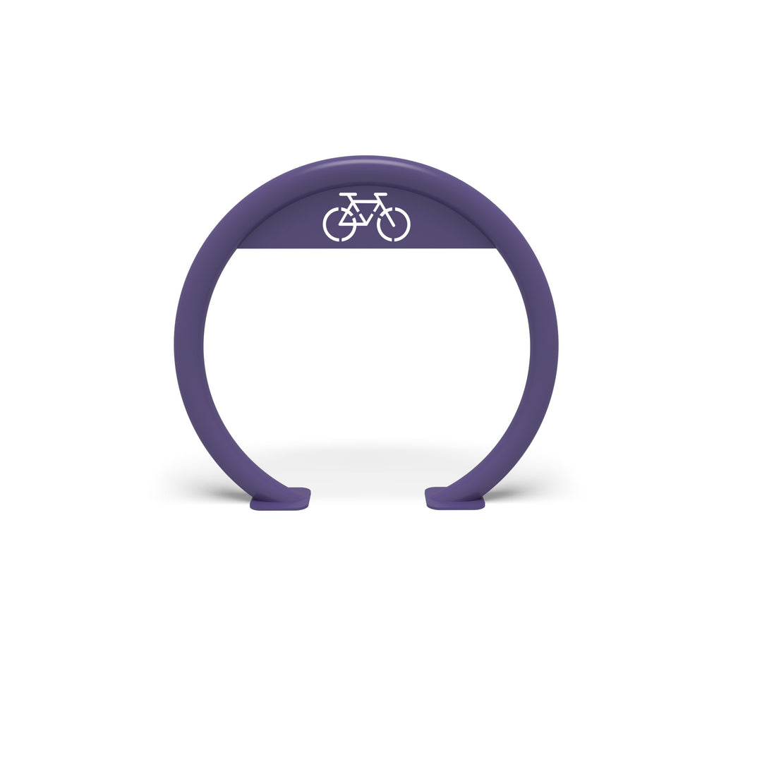 Mounted Open Circular Bike Rack