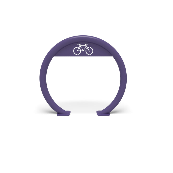 Mounted Open Circular Bike Rack