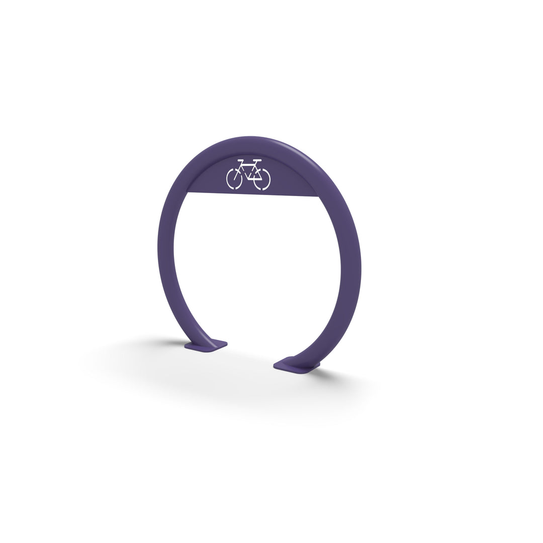 Mounted Open Circular Bike Rack