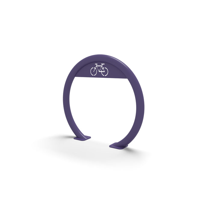 Mounted Open Circular Bike Rack