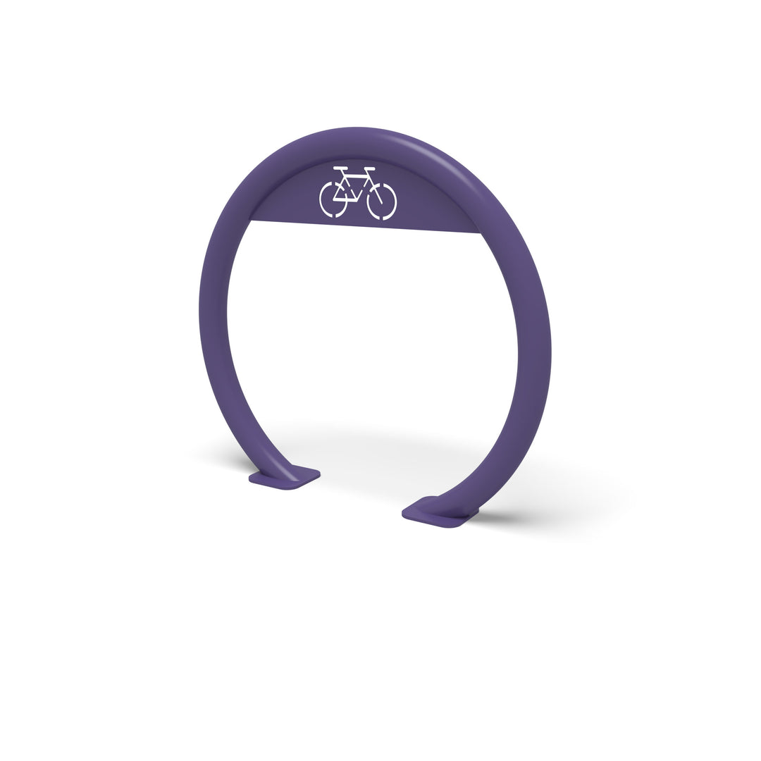 Mounted Open Circular Bike Rack