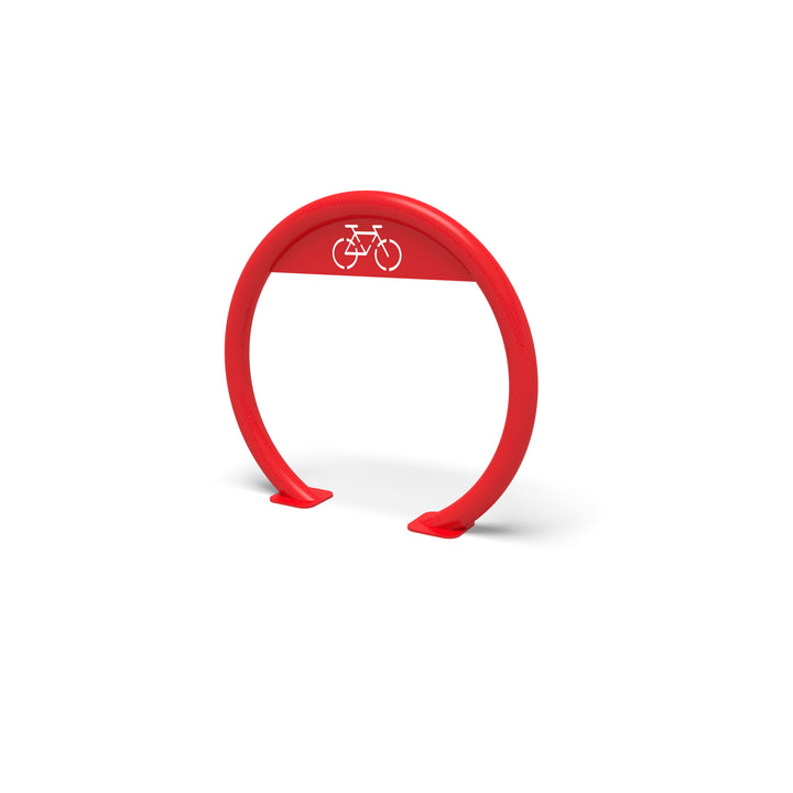 Mounted Open Circular Bike Rack