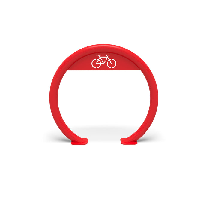 Mounted Open Circular Bike Rack