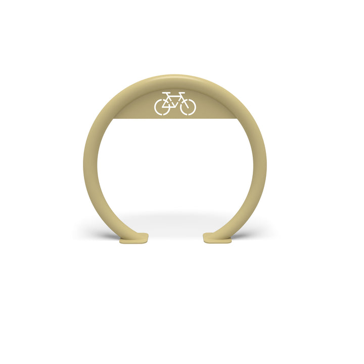 Mounted Open Circular Bike Rack