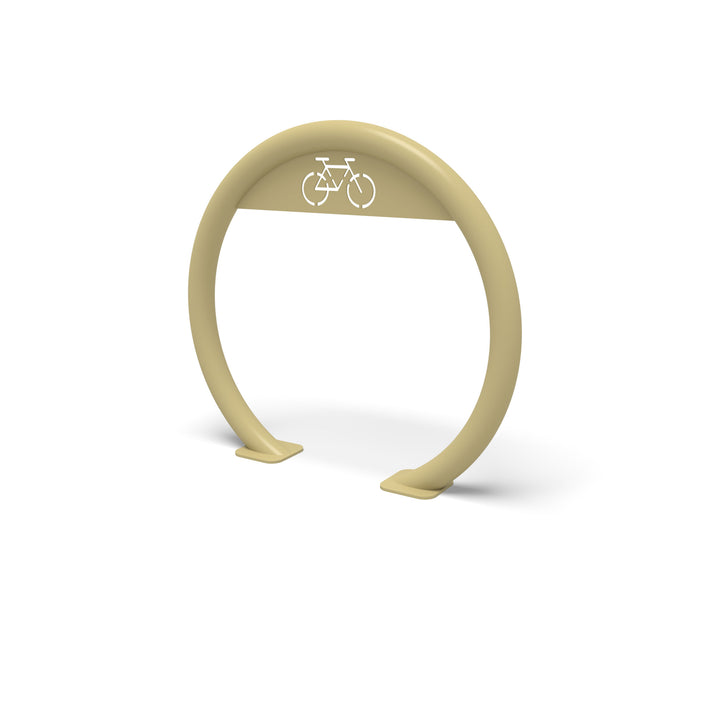 Mounted Open Circular Bike Rack