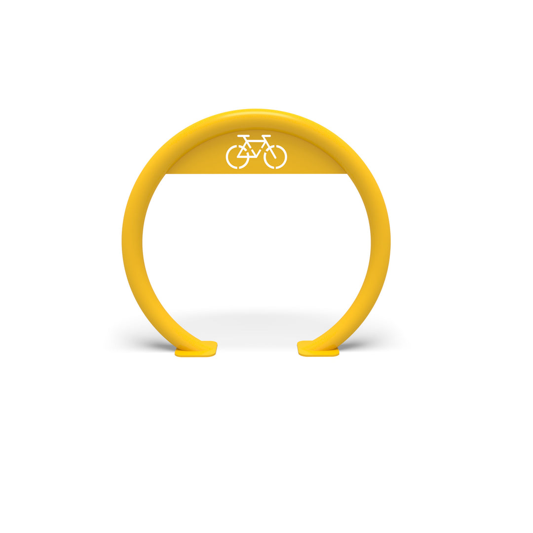 Mounted Open Circular Bike Rack