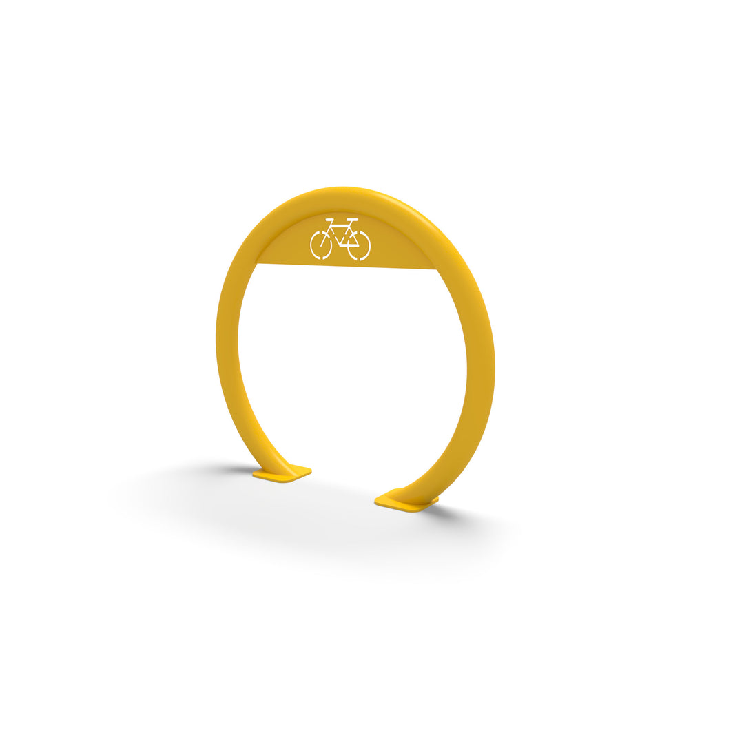 Mounted Open Circular Bike Rack