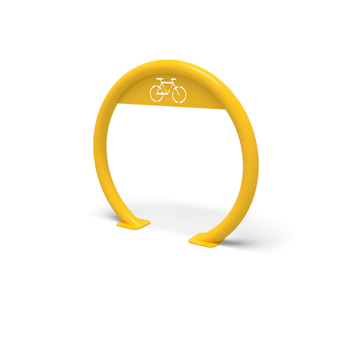 Mounted Open Circular Bike Rack