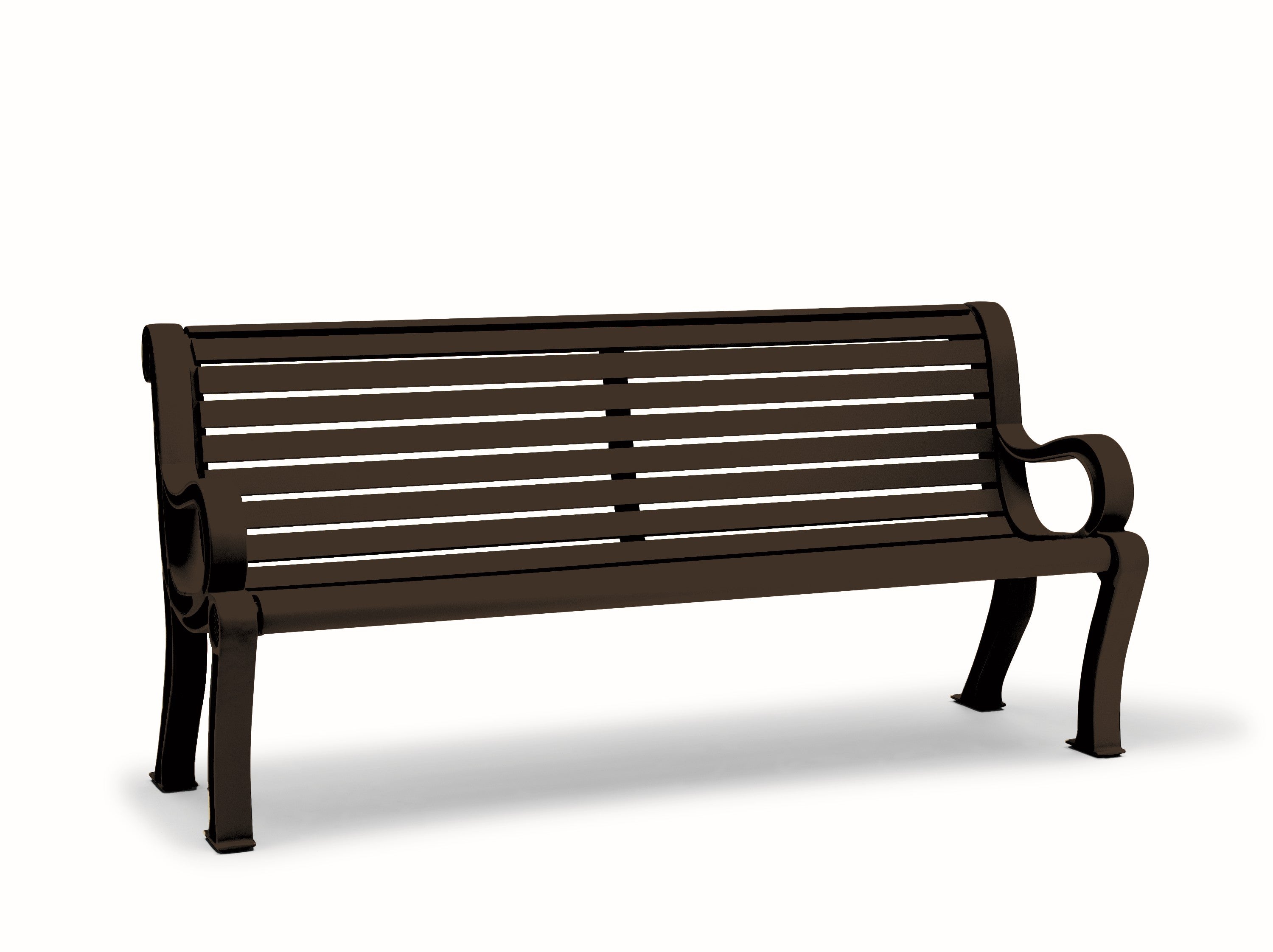 Mounted Butler Slat Bench