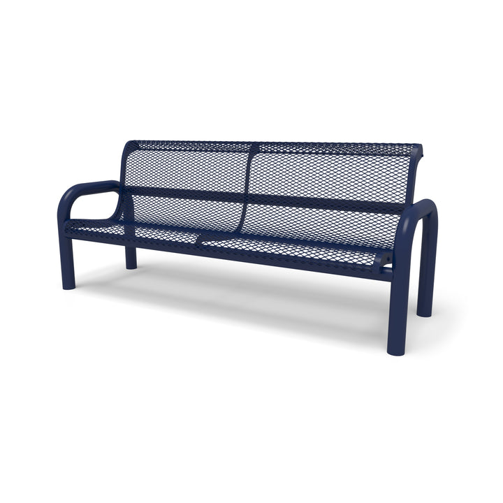 Contemporary Diamond Outdoor Bench