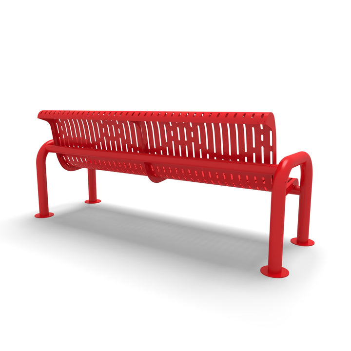 Contemporary Rib Outdoor Bench