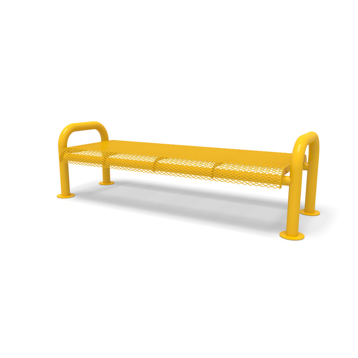 Contemporary Diamond Flat Outdoor Bench