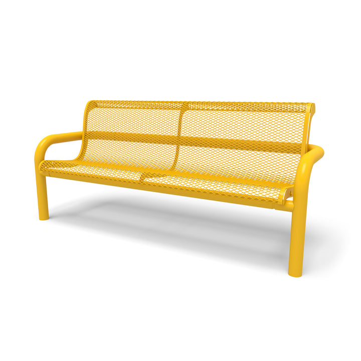 Contemporary Diamond Inground Bench
