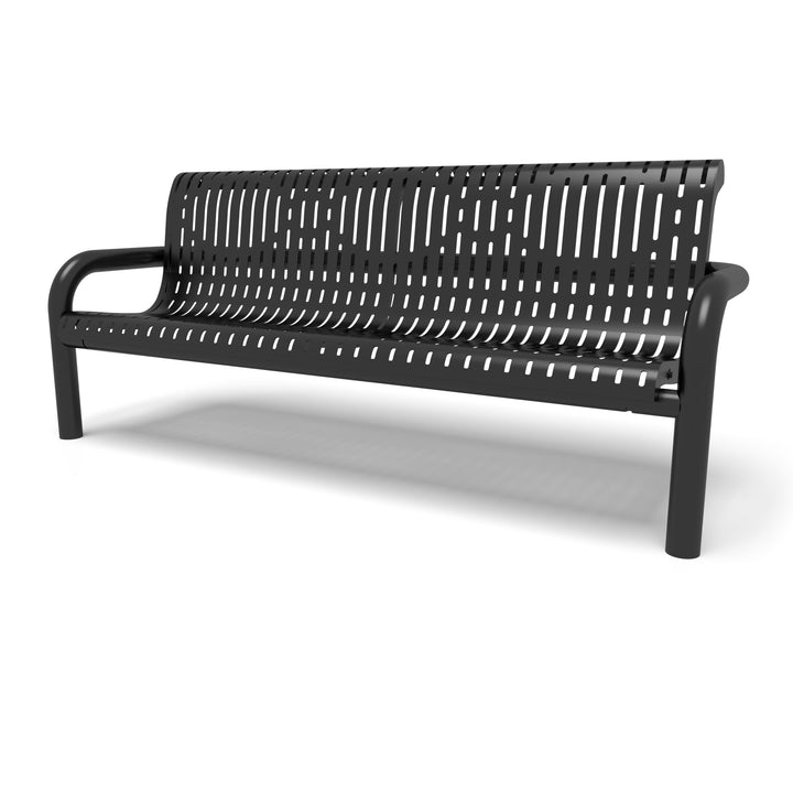 Contemporary Rib Inground Bench