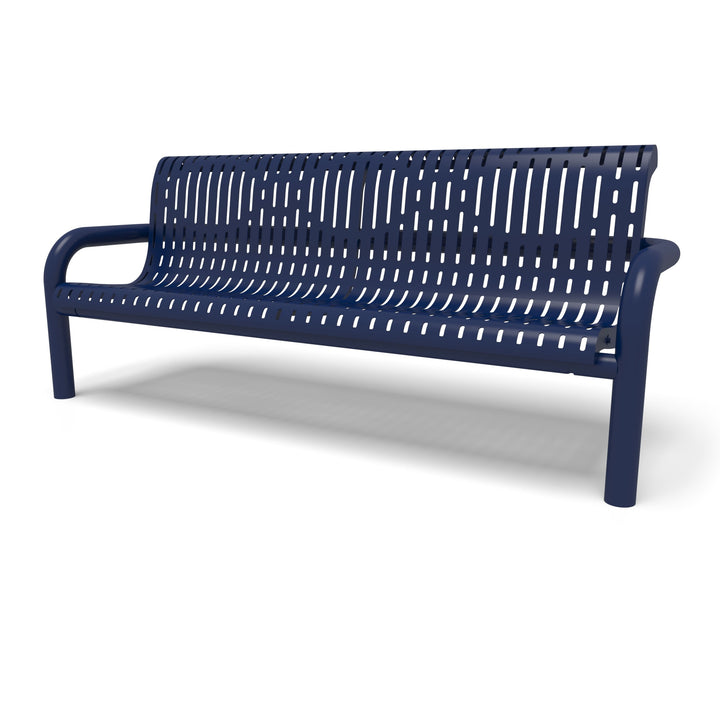 Contemporary Rib Inground Bench