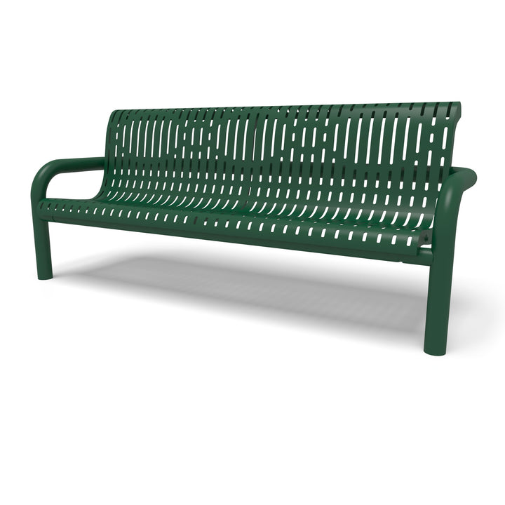 Contemporary Rib Inground Bench