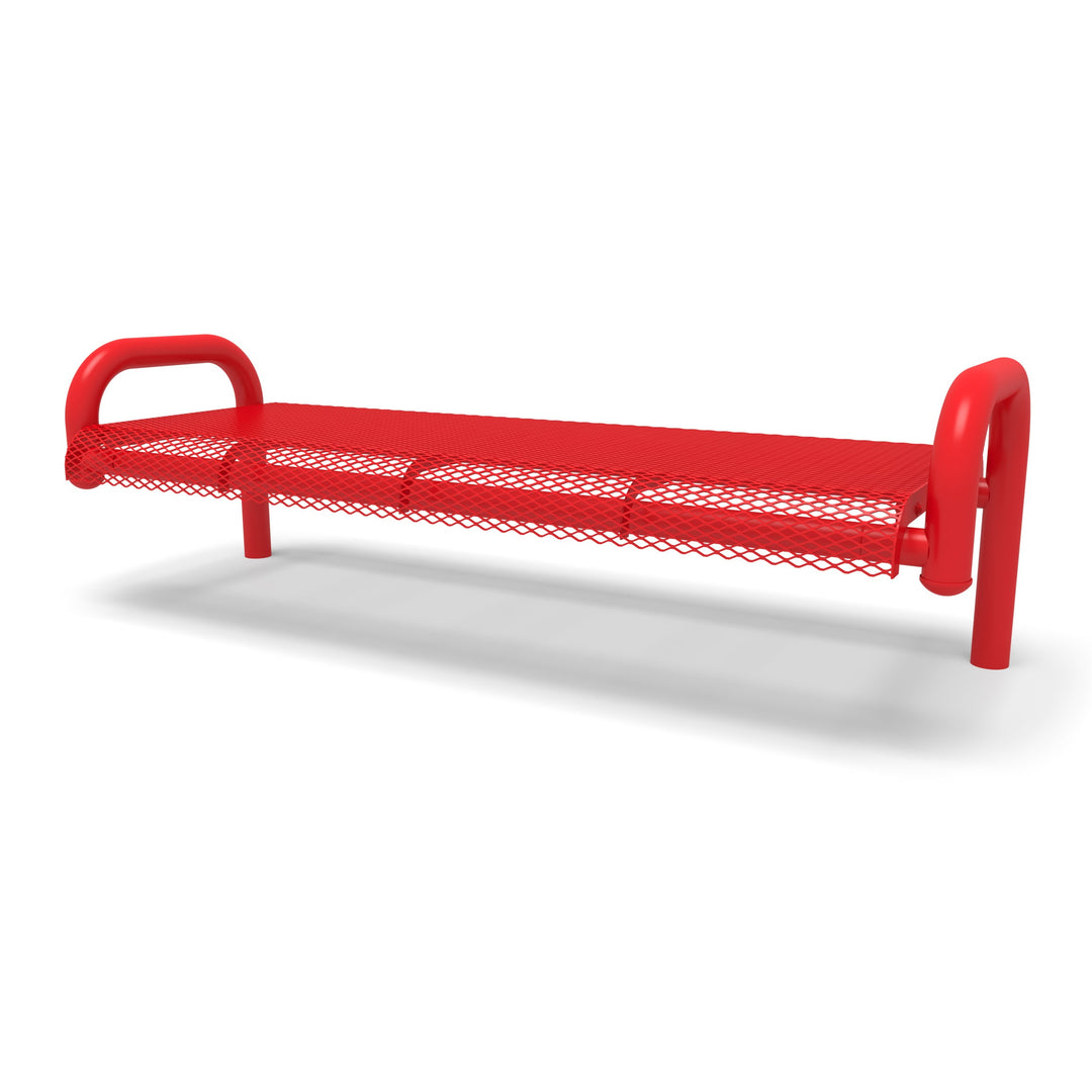 Contemporary Diamond Flat Inground Bench