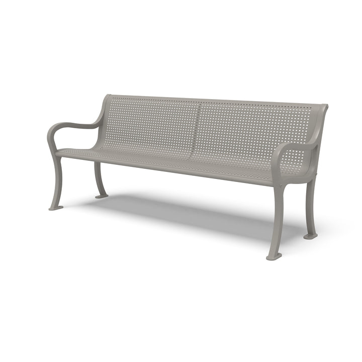Covington Square Perforated Bench