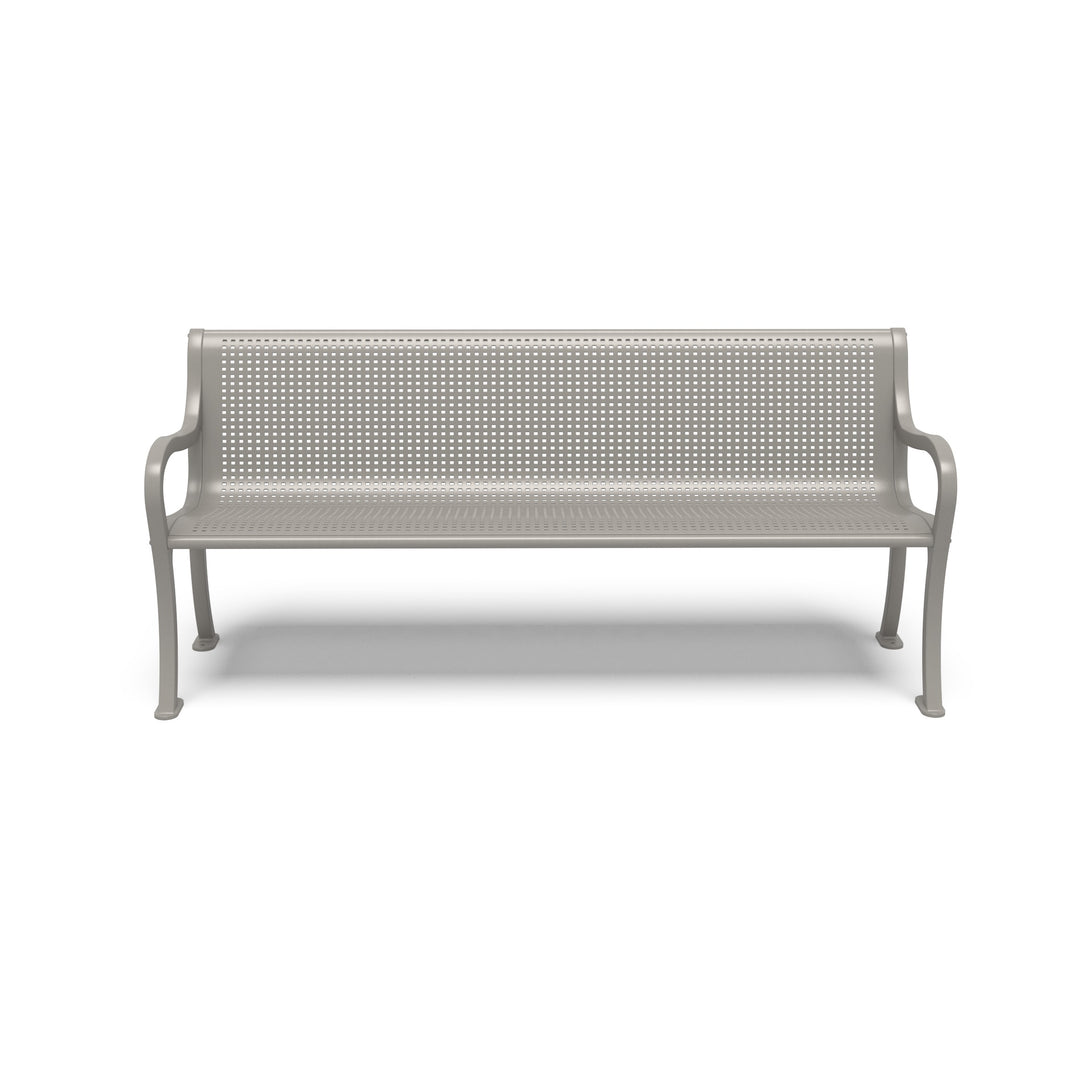 Covington Square Perforated Bench