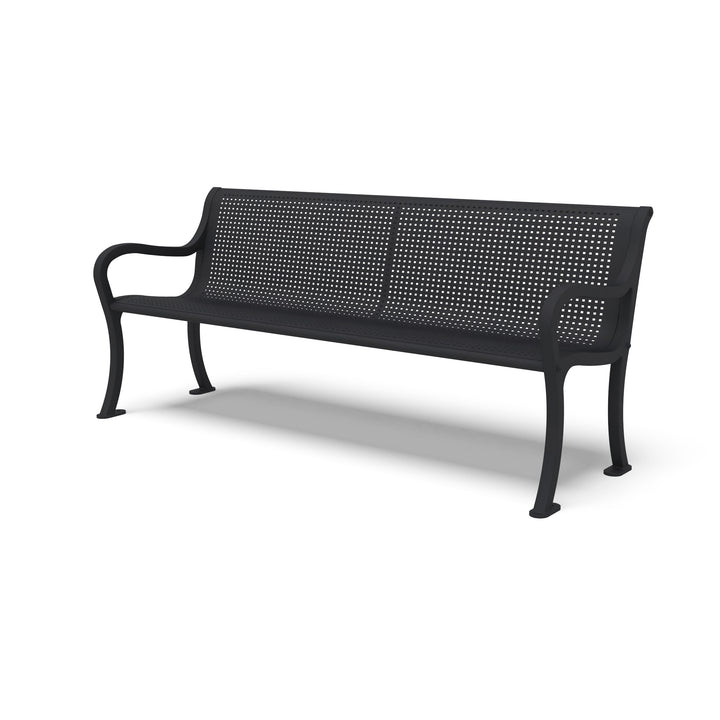 Covington Square Perforated Bench