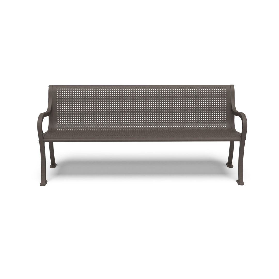 Covington Square Perforated Bench