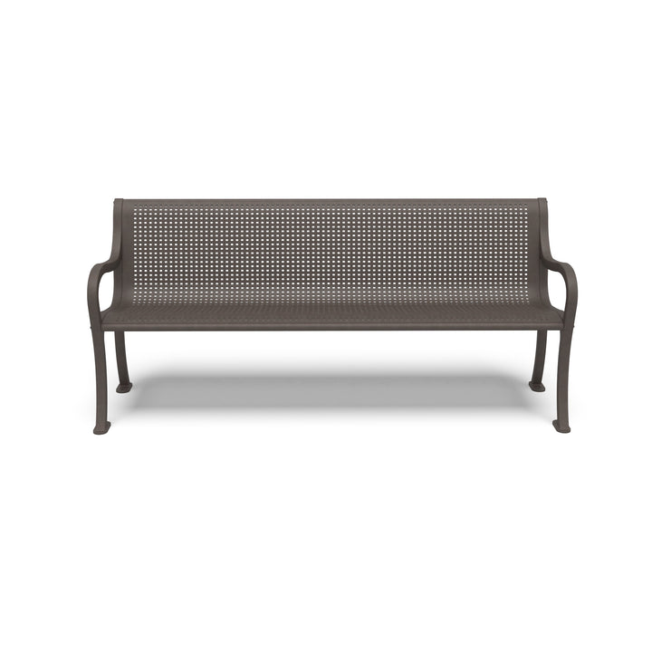 Covington Square Perforated Bench