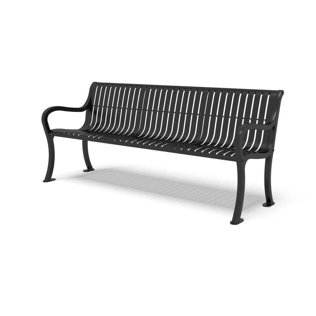 Covington Vertical Slat Bench